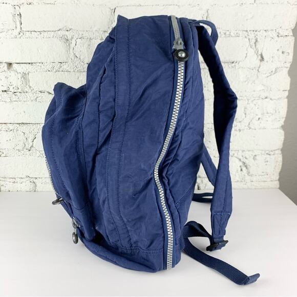 Kipling Nylon Harper Blue Expandable Backpack Large Travel Bag main image 8